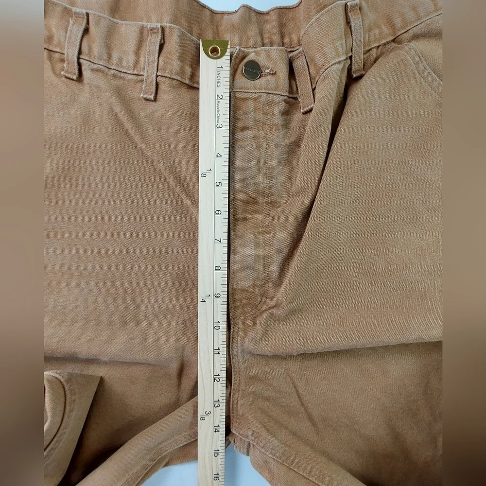 Carhartt Carpenter Pants Mens Size 44x32 Brown Original Dungaree Fit Workwear